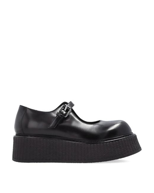 Moschino Black Mary Jane Wedge