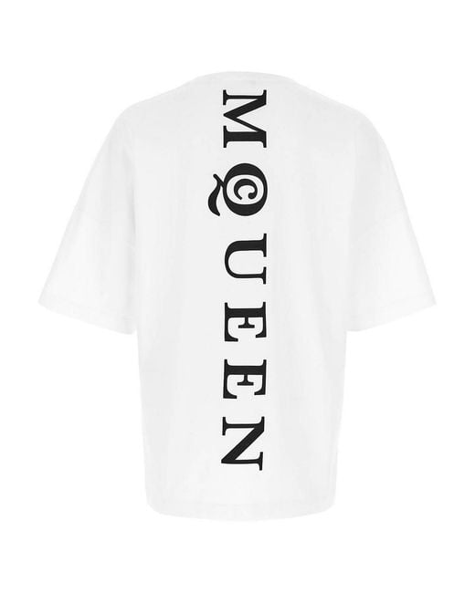 McQueen White 'Mcqueen' T-Shirt for men
