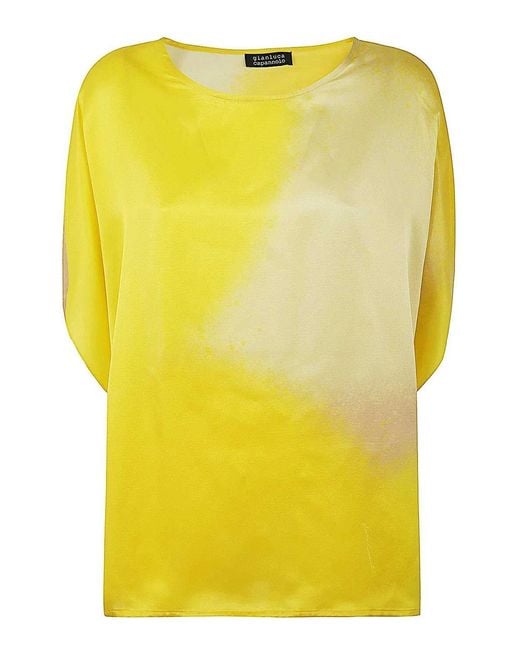 Gianluca Capannolo Yellow Iris Top
