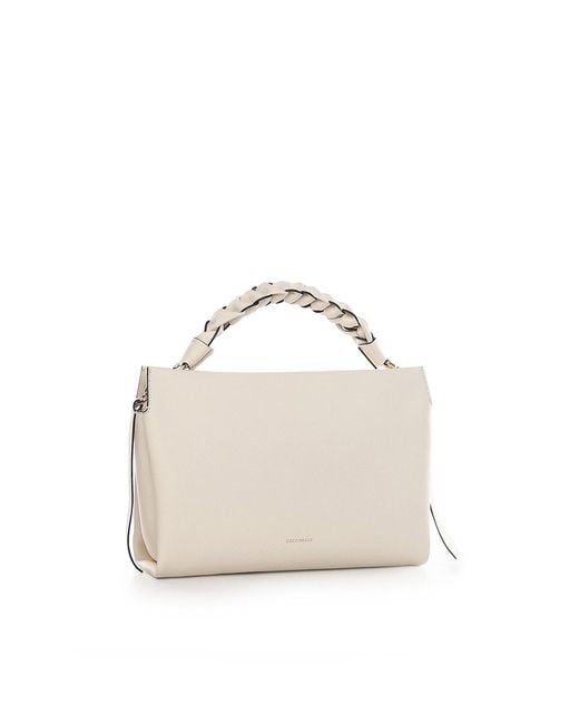 Coccinelle Natural Boheme Medium Leather Bag