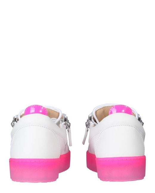 Giuseppe Zanotti Pink Maylondon Sneakers