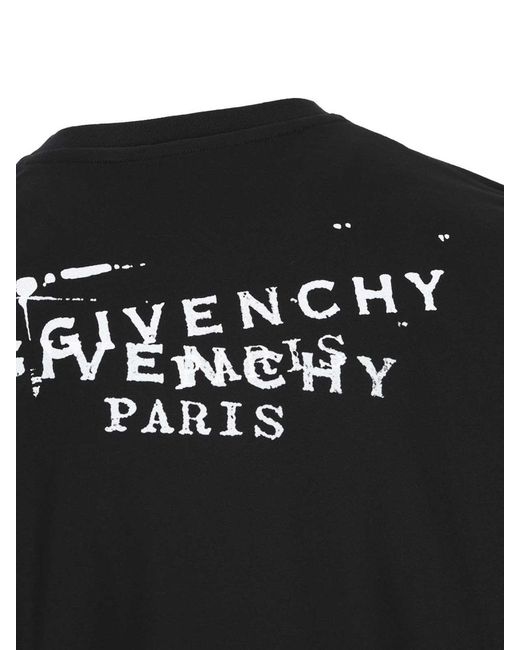 Givenchy Black T-Shirt With Print