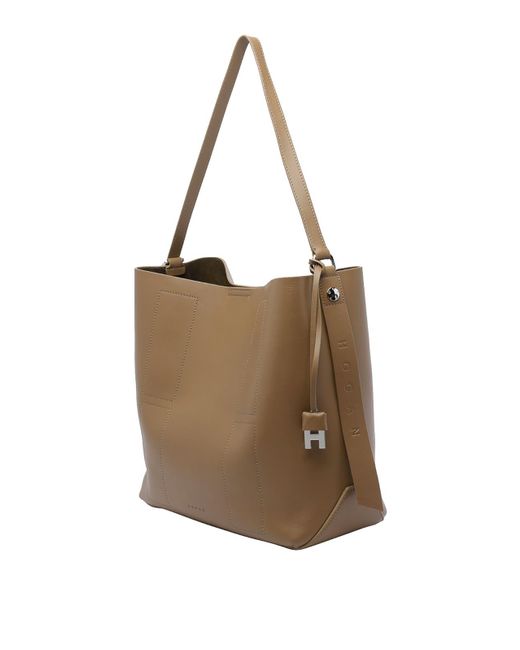 Hogan Natural Medium Hocket Hobo Bag