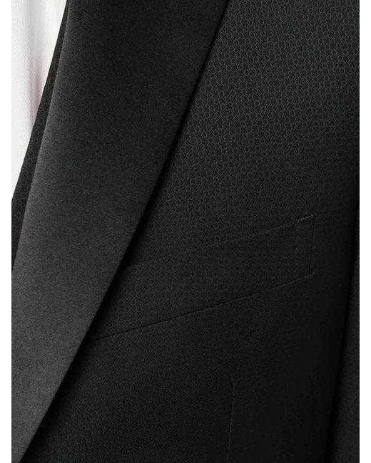 Tagliatore Black Two Piece Suit for men
