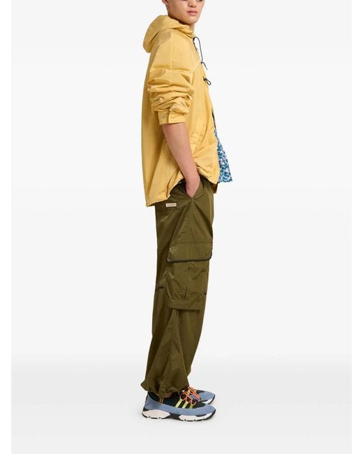 Marni Blue Short-Sleeve Pocket Shirt for men