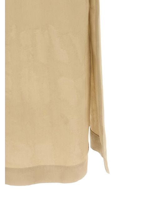 Peserico Natural Fluid Viscose Dress