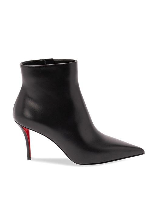 Christian Louboutin Black 'Miss Z 80' Boots