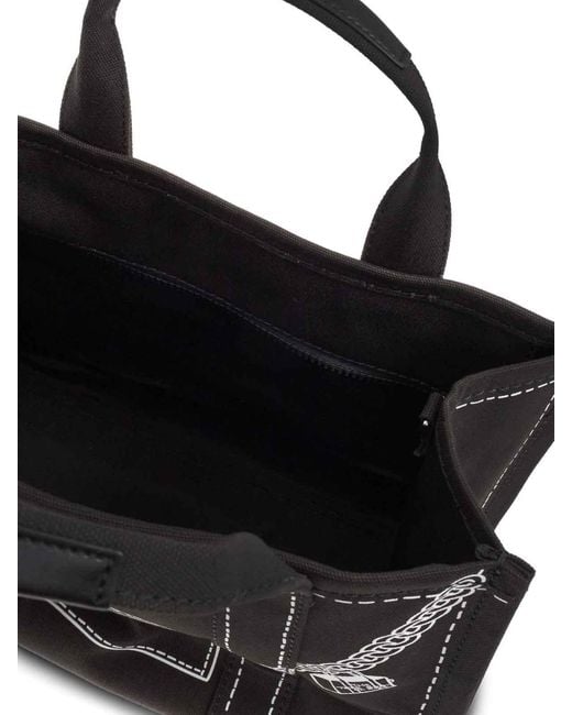 Marc Jacobs Black The Medium Tote Canvas Tote