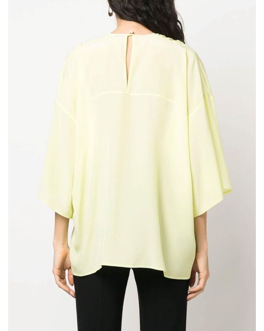 Lanvin Yellow Round Neck