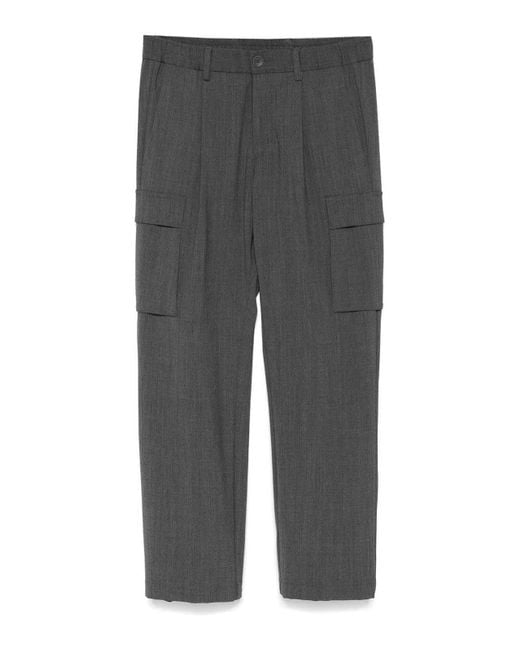 Herno Gray Trousers for men