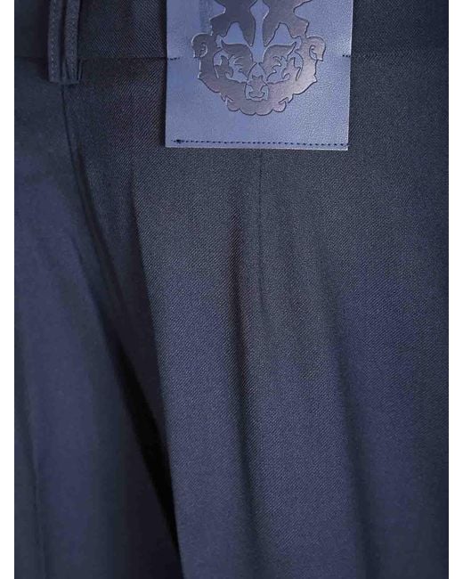 Pinko Blue Balbino Diagonal Trousers