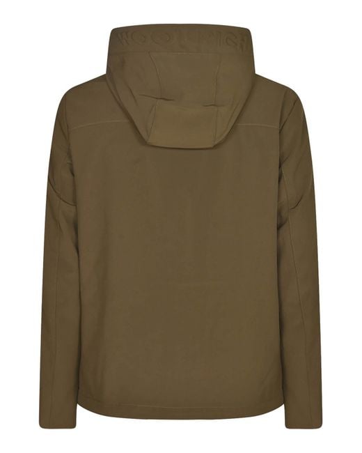 Woolrich Green Coats for men