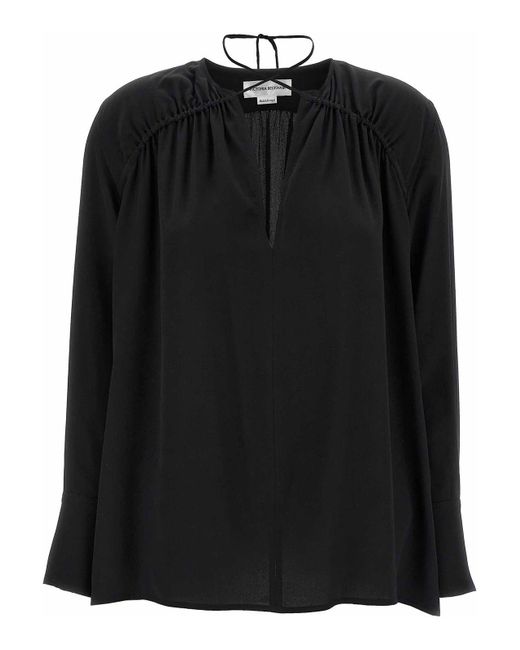 Victoria Beckham Black Blouses