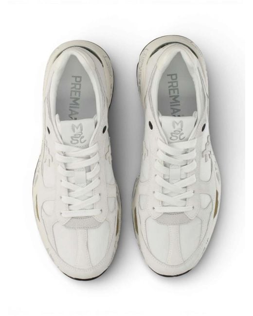 Premiata White Sneakers Bianco