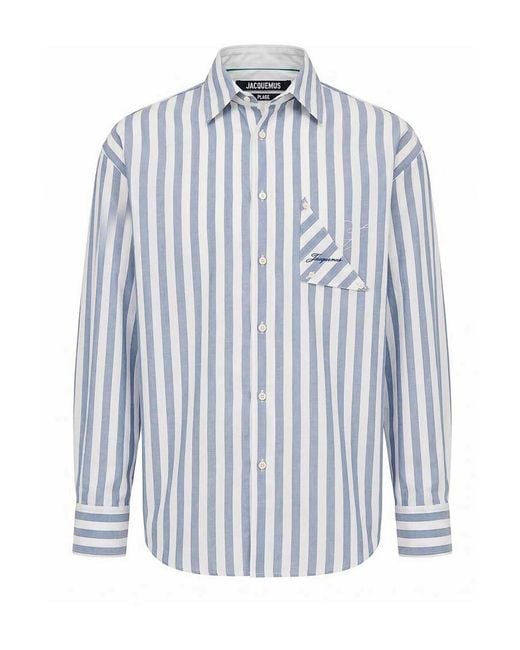 Jacquemus Blue The Chemise Voilier for men