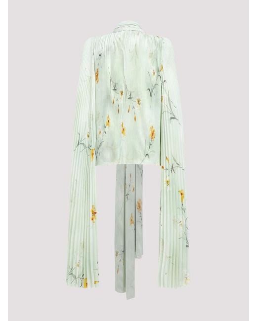 Balenciaga White Polyester Blouse