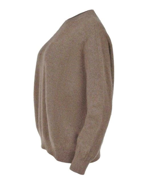 Vanisé Brown Vanis Sweater Made Of Raccoon