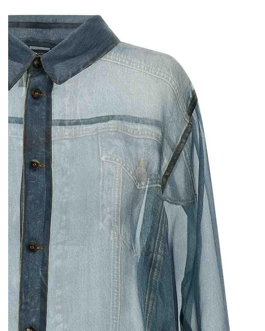 Haikure Blue Maya Shirt