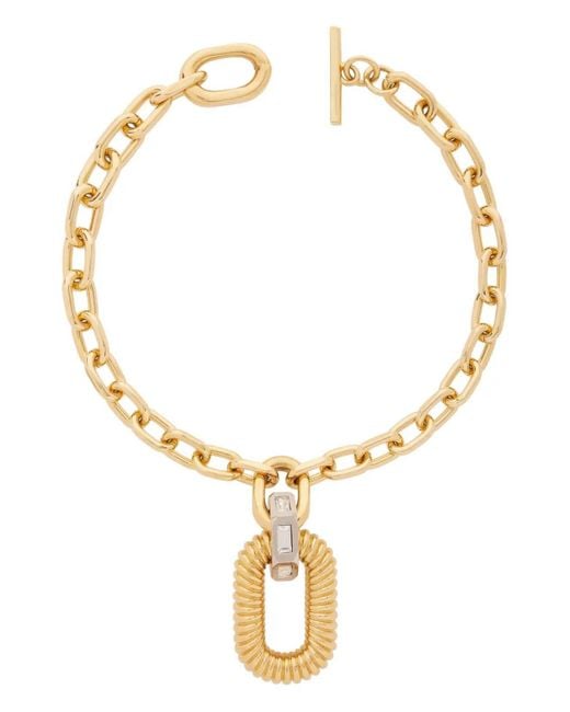 Rabanne Metallic Collana Xl Link
