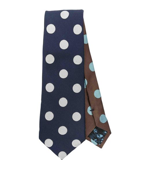 Paul Smith Blue Giant Spot Tie for men
