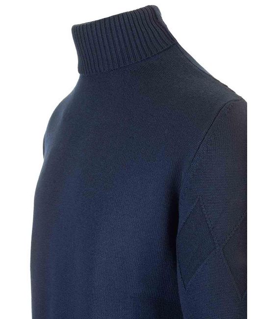 Ballantyne Blue Turtleneck Sweater for men