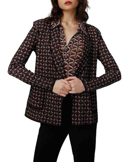 Diane von Furstenberg Black Blazer