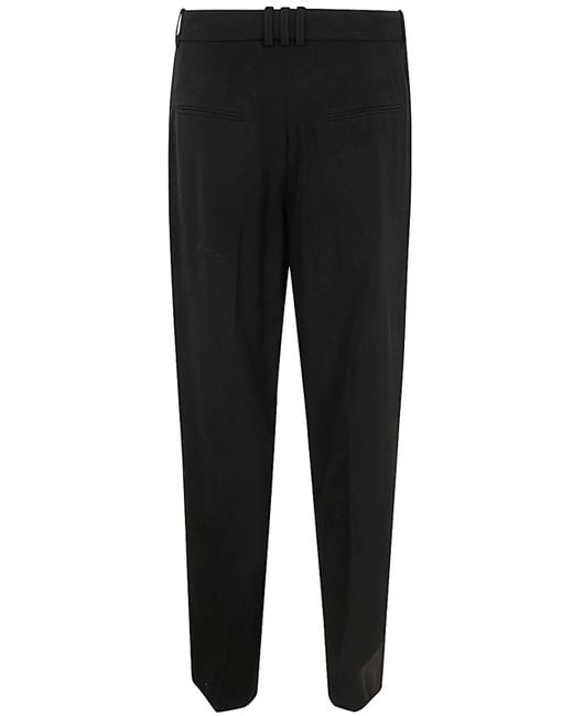 Balmain Black Pleated Gdp Pants for men