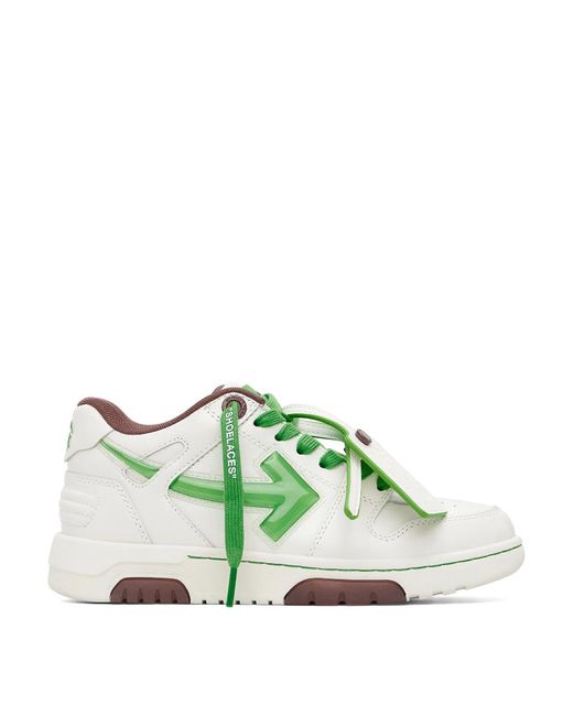 Off-White c/o Virgil Abloh Green Out Of Office And Sneakers