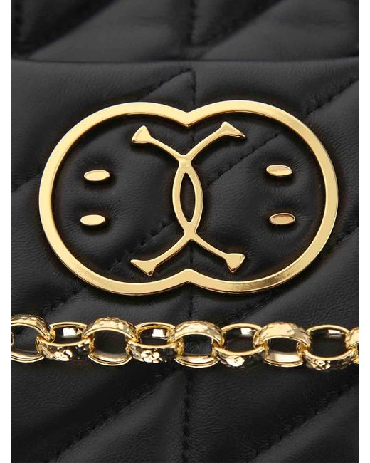 Moschino Black Quilted Crossbody
