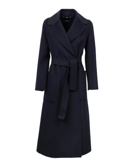 Max Mara Blue Paolore Coat