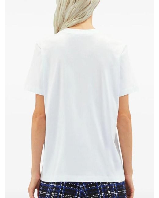 MSGM White Logo T-Shirt