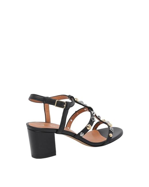 Via Roma 15 Metallic Pump Sandals