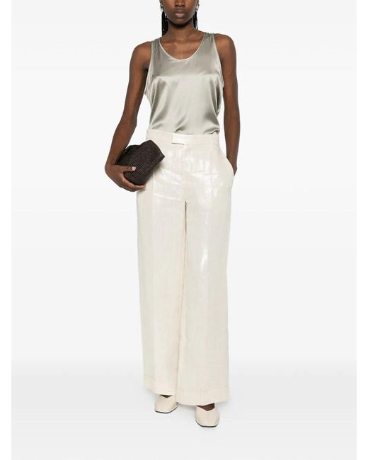 Brunello Cucinelli Gray Blouse
