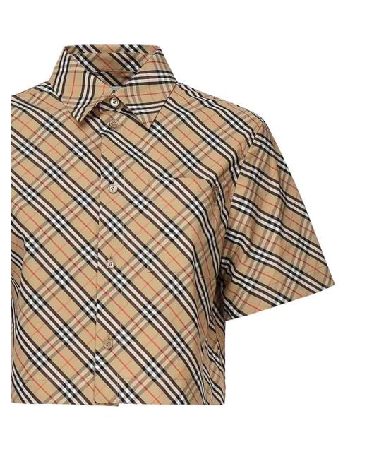 Burberry Natural Crop Shirt