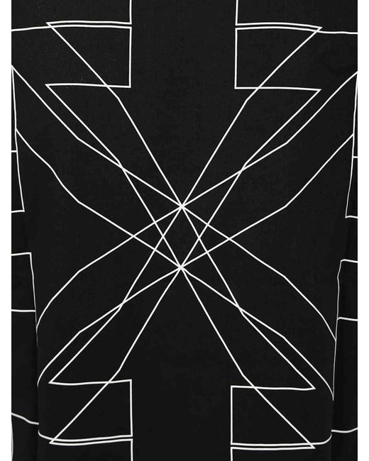 Off-White c/o Virgil Abloh Black Outline Double Arrow Slim T-Shirt for men
