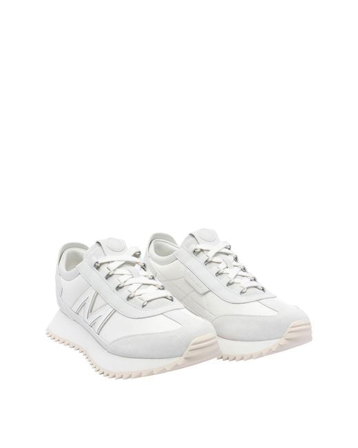 Moncler White Pacey2 Sneakers for men