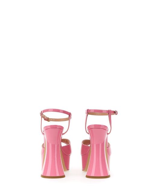 Moschino Pink Platform Sandal