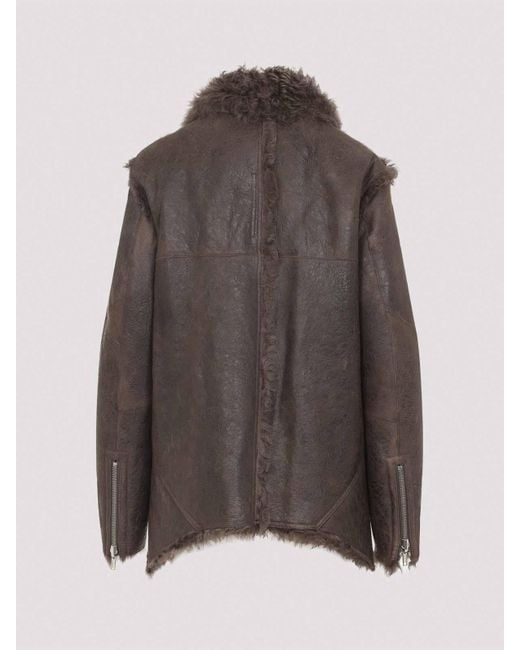 Rick Owens Brown Exploder Jacket