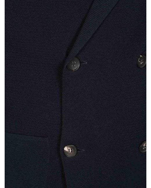 FILIPPO DE LAURENTIIS Blue Blazer for men