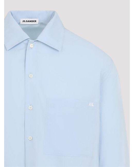 Jil Sander Blue Shirt for men