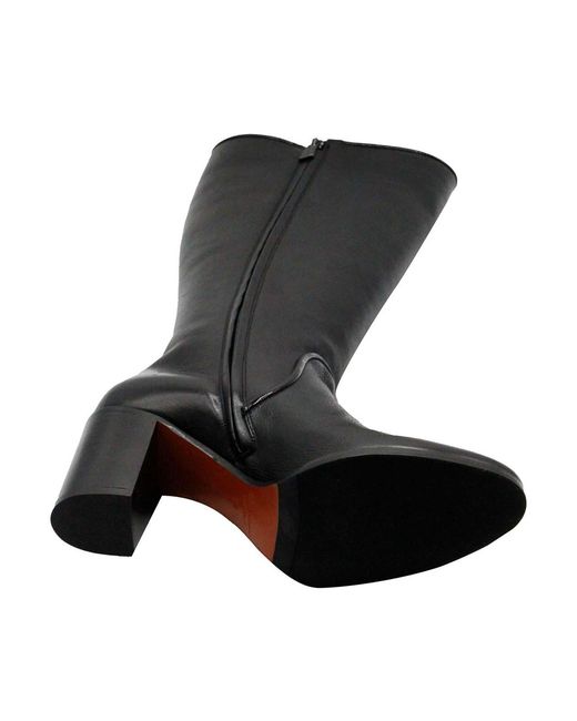 Santoni Black Boots