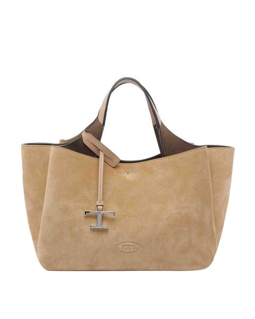Tod's Natural Logo Handbag
