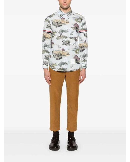 Thom Browne White Shirt for men