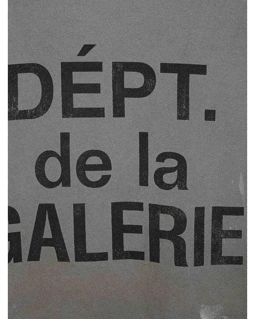 GALLERY DEPT. Gray Painted Tee for men