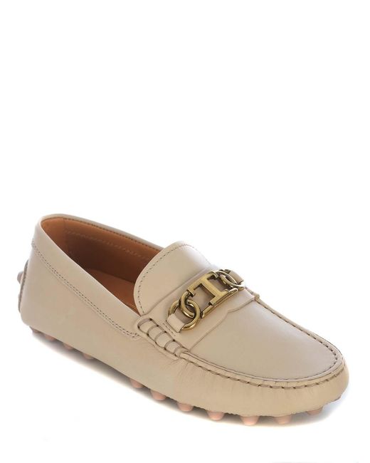 Tod's Natural Mocassins "Bubble"