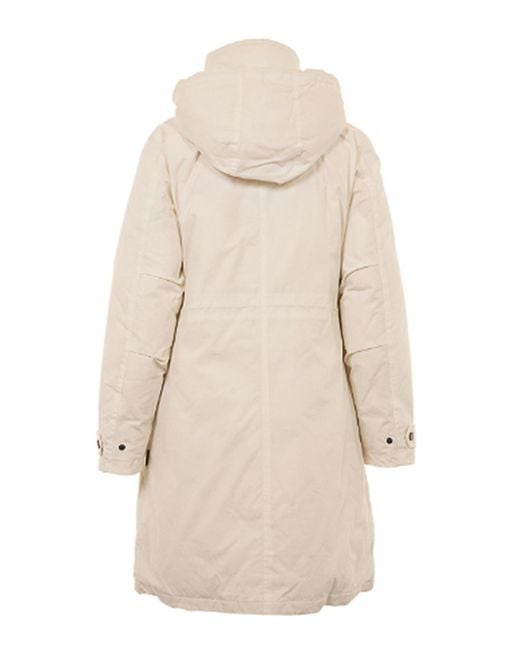 Woolrich Natural Versatile Mixed-Fabric Jacket