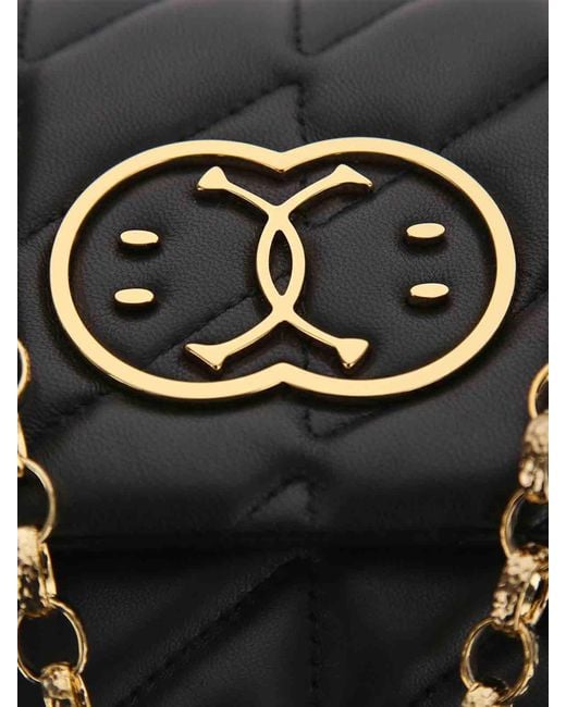 Moschino Black Quilted Round Bag