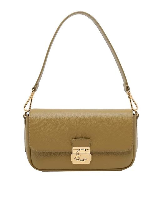Coccinelle Metallic C-Me Lock Shoulder Bag