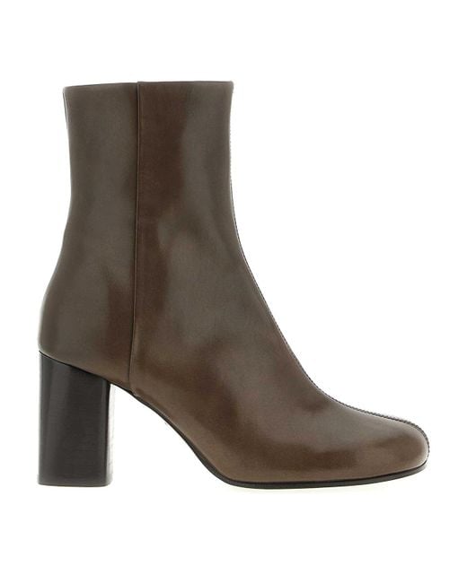 Lemaire Brown Anatomic Ankle Boots