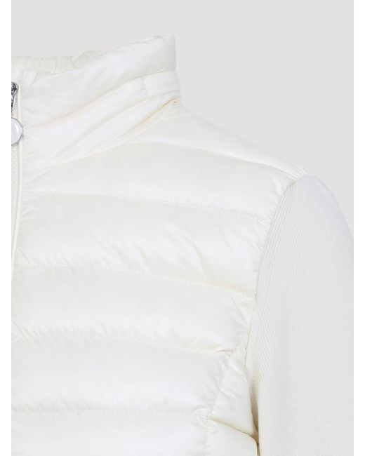 Moncler White Virgin Wool Jacket